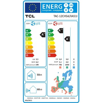 TCL ELITE TAC-12CHSA/XA51AI, 12000 BTU TCL ELITE TAC-12CHSA/XA51AI, 12000 BTU