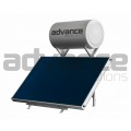 ADVANCE GLASS  EVO - 120 λίτρα 2πλής Ενεργείας 2,00 τ.μ 