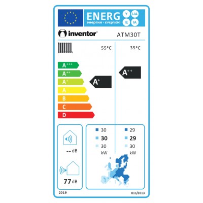Αντλία θερμότητας INVENTOR MATRIX ATM30T αέρα-νερού inverter 60oC ΤΡΙΦΑΣΙΚΗ (Ψ/Θ) (MONOBLOCK) Αντλία θερμότητας INVENTOR MATRIX ATM30T αέρα-νερού inverter 60oC ΤΡΙΦΑΣΙΚΗ (Ψ/Θ) (MONOBLOCK)