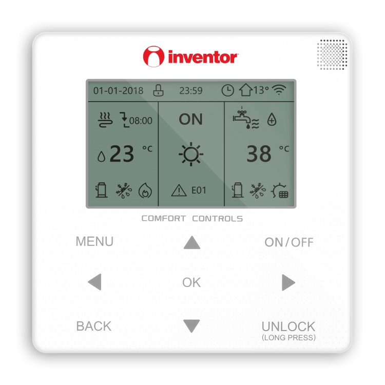 Αντλία θερμότητας INVENTOR MATRIX ATM14S αέρα-νερού inverter 65oC ΜΟΝΟΦΑΣΙΚΗ (Ψ/Θ) (MONOBLOCK)
